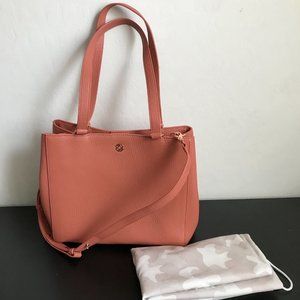 Dagne Dover Allyn Sienna Leather Laptop Bag
